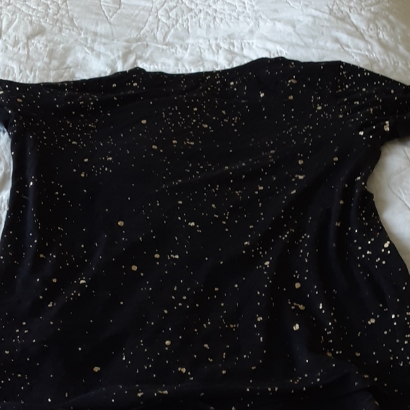 Women's gold splatter tshirt - Picture 3 of 3